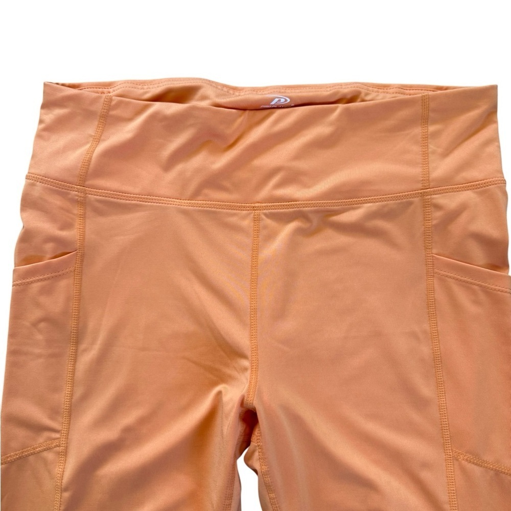 Women’s Pro Player Orange leggings EUC Size large - Picture 2 of 7